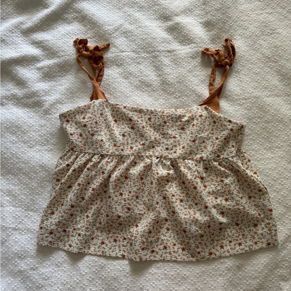 Beautiful floral tied top